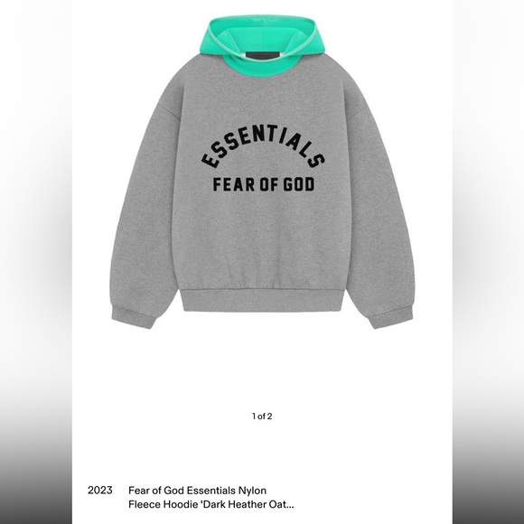 Essentials Fear of God hoodie - Picture 1 of 6